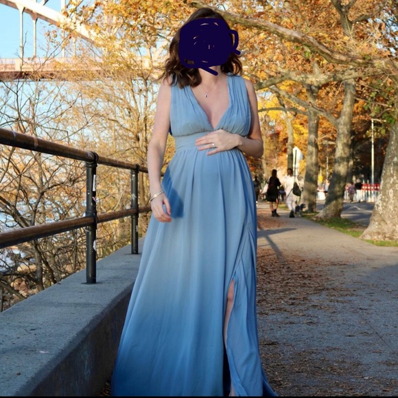 Lulus Heavenly Hues Light Blue Maxi Dress - Picture 9 of 10